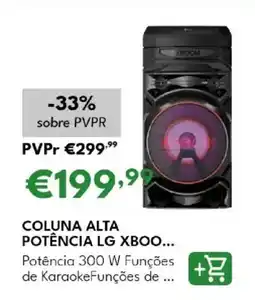 Radio Popular Coluna alta potência lg xboo... promoção