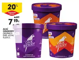 Continente Açaí oakberry promoção