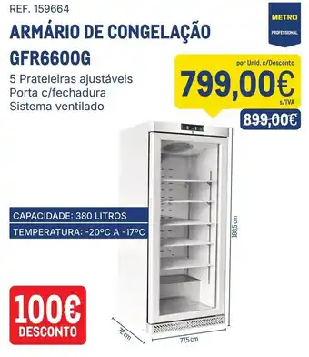Makro Armário de congelação GFR6600G promoção