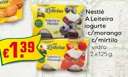 Bolama Nestlé A Leiteira iogurte c/morango c/mirtilo promoção
