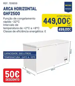 Makro Arca horizontal GHF2500 promoção