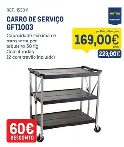 Makro Carro de serviço GFT1003 promoção
