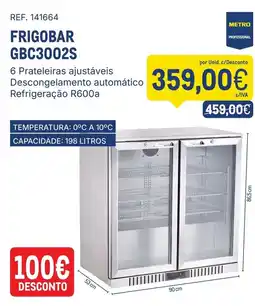 Makro Frigobar GBC3002S promoção