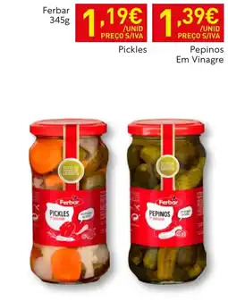 Recheio Ferbar Pickles promoção