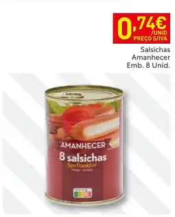Recheio Salsichas Amanhecer promoção