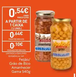 Recheio Feijão/ Grão de Bico Amanhecer Gama promoção