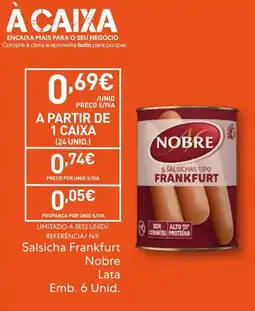 Recheio Salsicha Frankfurt Nobre Lata promoção