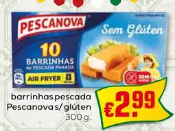 Bolama barrinhas pescada Pescanovas/glúten promoção