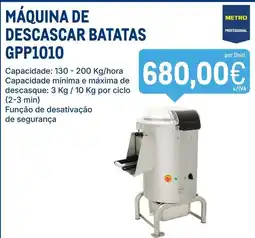 Makro Máquina de descascar batatas GPP1010 promoção