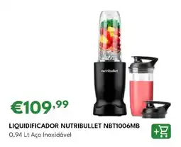 Radio Popular Liquidificador nutribullet NBT1006MB promoção