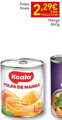 Recheio Polpa Koala Manga promoção