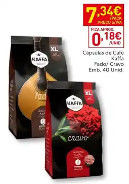 Recheio Cápsulas de Café Kaffa Fado/ Cravo promoção