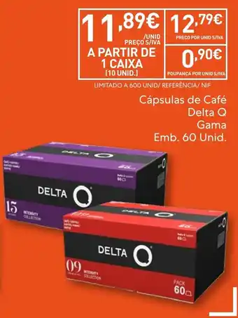 Recheio Cápsulas de Café Delta Q promoção