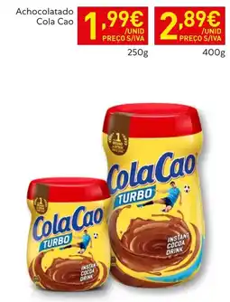Recheio Achocolatado Cola Cao promoção