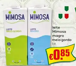 Bolama leite Mimosa magro meio gordo promoção