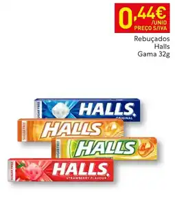 Recheio Rebuçados Halls Gama promoção