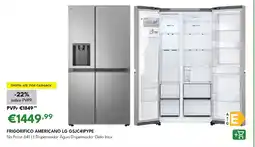 Radio Popular Frigorifico americano lg GSJC41PYPE promoção