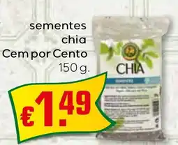 Bolama sementes chia Cem por Cento promoção