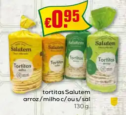 Bolama tortitas Salutem arroz/milho c/ous/sal promoção