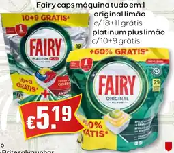 Bolama Fairy caps máquina tudo em 1 original limão promoção
