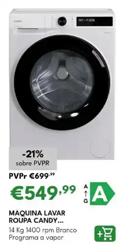 Radio Popular Maquina lavar roupa candy... promoção