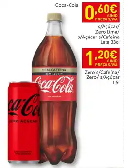 Recheio Coca-Cola s/Açúcar/ Zero Lima/ s/Açúcar s/Cafeína promoção