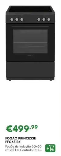 Radio Popular Fogão princesse PFG651BK promoção