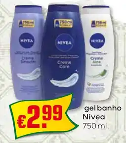 Bolama gel banho Nivea promoção