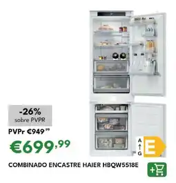 Radio Popular Combinado encastre haier HBQW5518E promoção