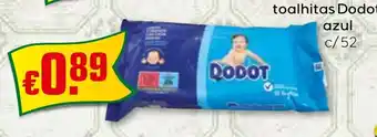 Toalhitas Dodot azul c/52