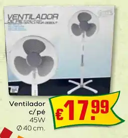 Bolama Ventilador c/pé 45W promoção