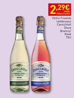 Recheio Vinho Frisante Lambrusco Cavicchioli Doce Branco/ Rosé promoção