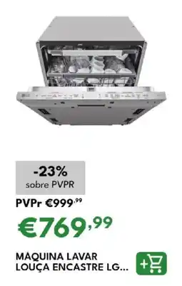 Radio Popular Maquina lavar louça encastre lg... promoção