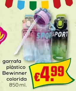 Bolama garrafa plástico Bewinner colorida promoção