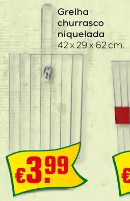 Bolama Grelha churrasco niquelada promoção