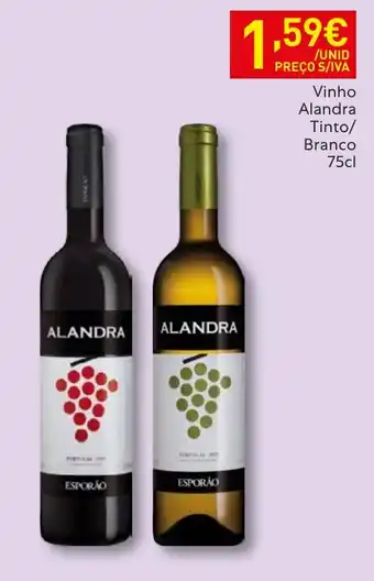 Recheio Vinho Alandra promoção