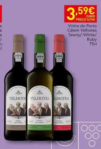 Recheio Vinho do Porto Cálem Velhotes promoção