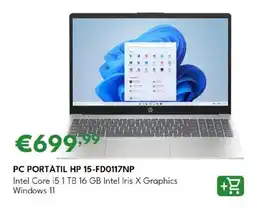 Radio Popular Pc portátil HP 15-FD0117NP promoção