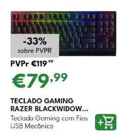Radio Popular Teclado gaming razer blackwidow... promoção