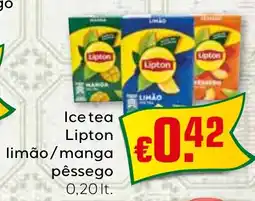 Bolama Ice tea Lipton limão/manga pêssego promoção