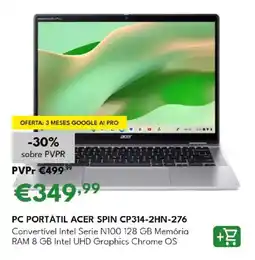 Radio Popular Pc portátil acer spin CP314-2HN-276 promoção
