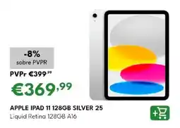Radio Popular Apple ipad 11 128gb silver 25 promoção