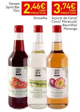 Recheio Xarope Spirit Bar Groselha promoção
