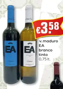 Bolama v. maduro EA branco tinto promoção