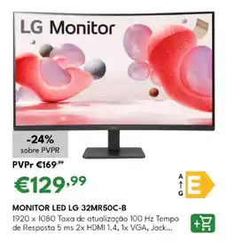 Radio Popular Monitor led lg 32mr50c-b promoção