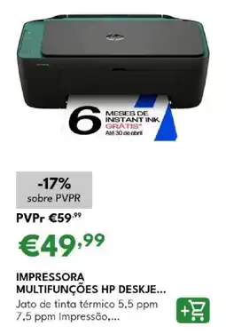Radio Popular Impressora multifunções hp deskje... promoção