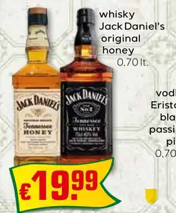 Bolama whisky Jack Daniel's original honey promoção
