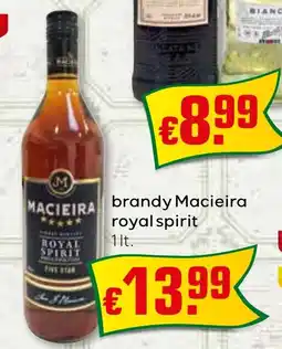 Bolama brandy Macieira royal spirit promoção