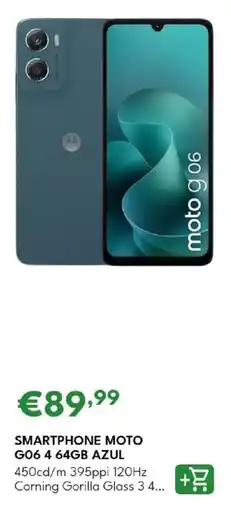 Radio Popular Smartphone moto g06 4 64gb azul promoção