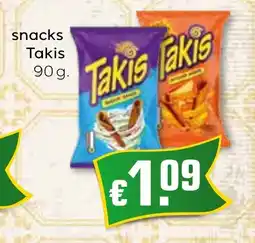 Bolama snacks Takis promoção